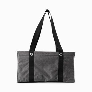 Thirty-one Medium Utility Tote in Charcoal Crosshatch